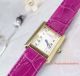 2017 Knockoff Cartier Tank Solo Gold White Dial Leather Band Women Watch (10)_th.jpg